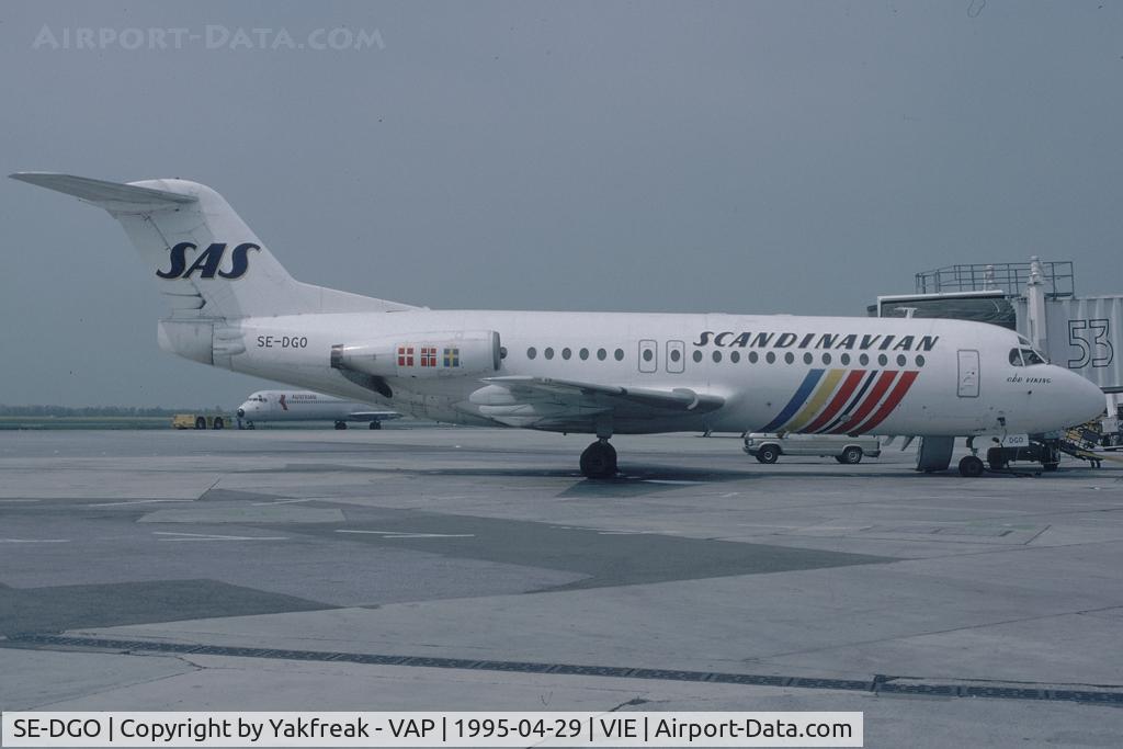 SE-DGO, 1982 Fokker F-28-4000 Fellowship C/N 11190, SAS Fokker 28