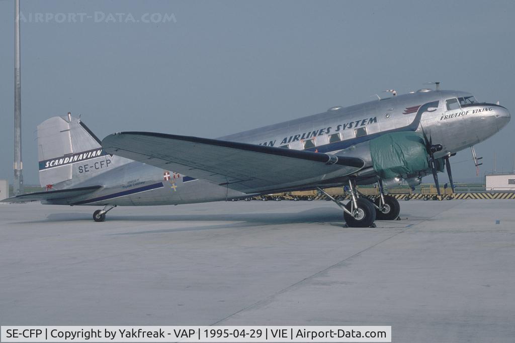 SE-CFP, 1943 Douglas DC-3C (C-47A-60-DL) C/N 13883, Scandinavian DC3