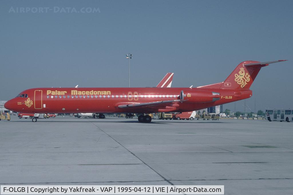 F-OLGB, 1990 Fokker 100 (F-28-0100) C/N 11296, Palair Fokker 100