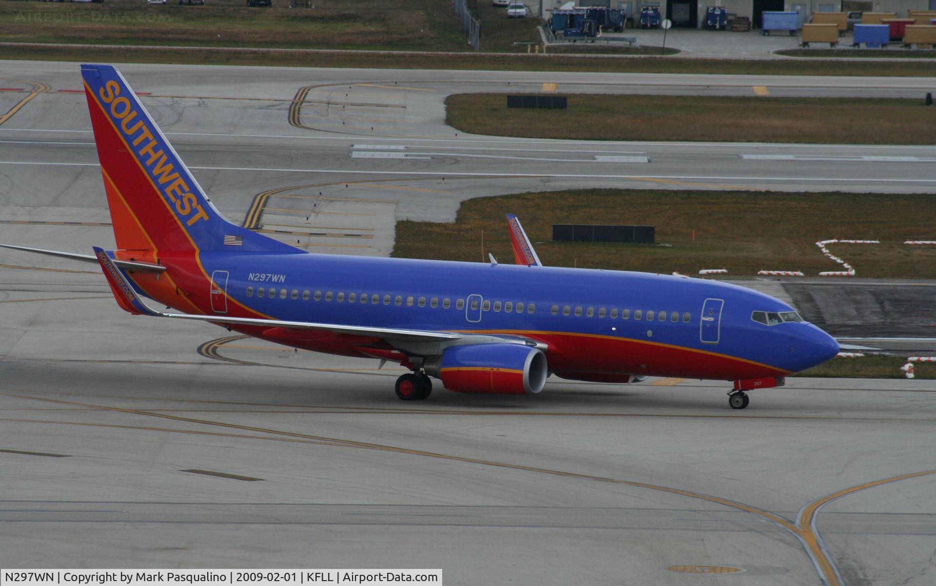 N297WN, 2007 Boeing 737-7H4 C/N 32542, Boeing 737-700