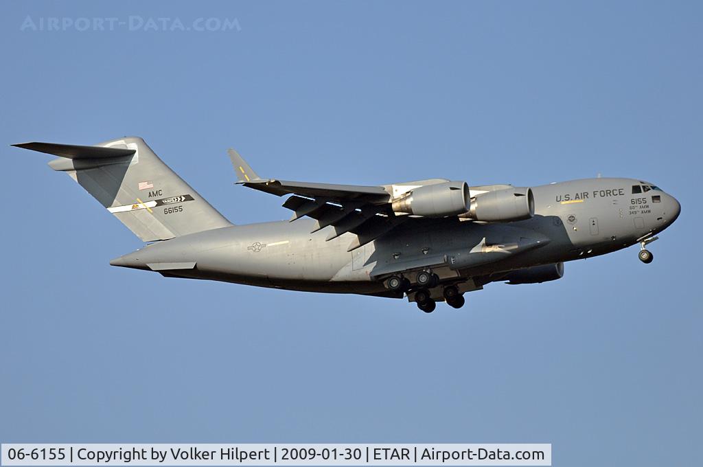 06-6155, 2006 Boeing C-17A Globemaster III C/N P-155, Boeing C-17A Globemaster III