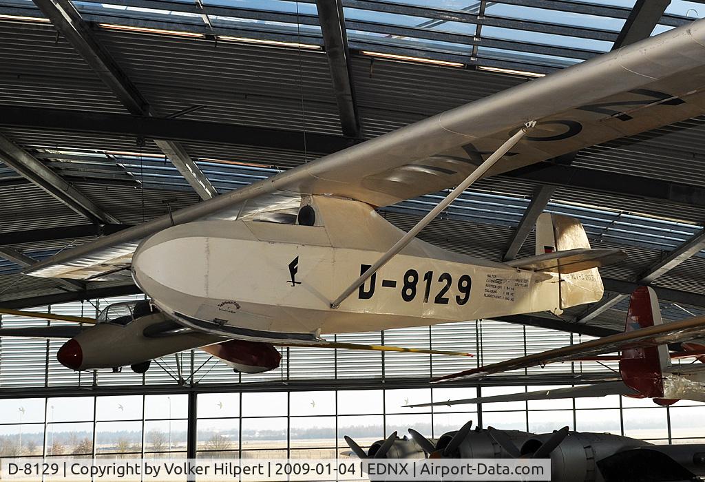 D-8129, 1942 Schempp-Hirth Hutter H 17a C/N 1, at Oberschleissheim museum