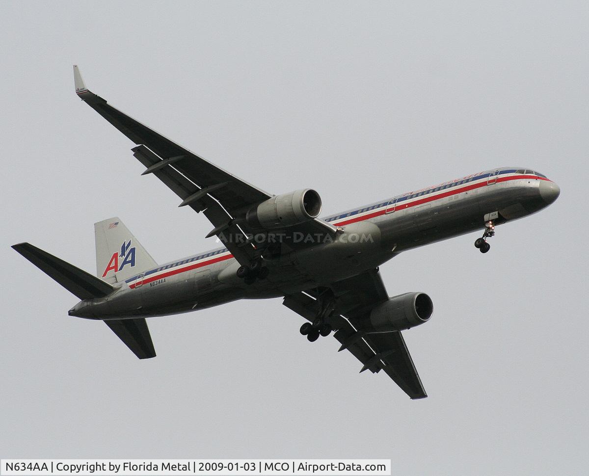 N634AA, 1990 Boeing 757-223 C/N 24592, American 757-200