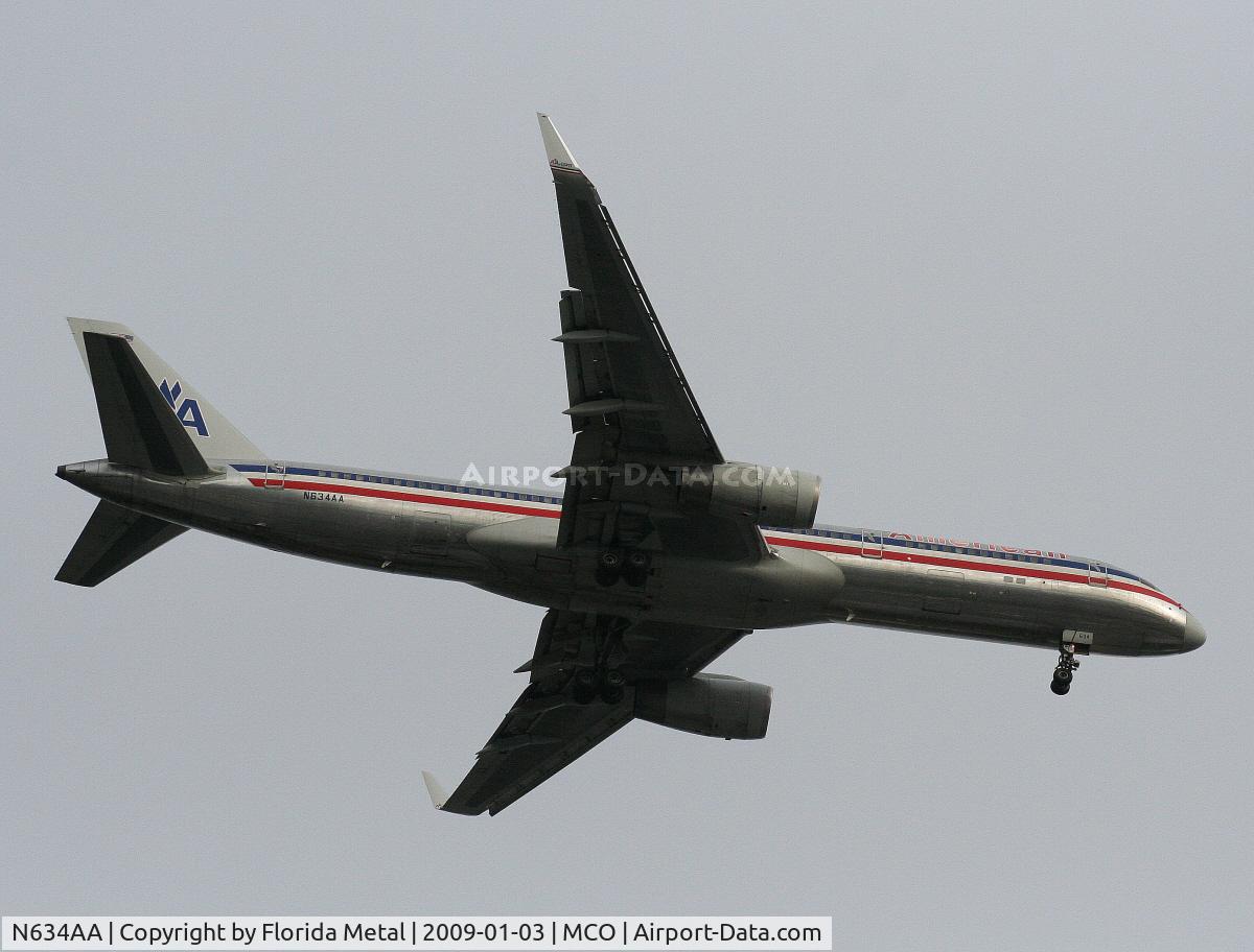 N634AA, 1990 Boeing 757-223 C/N 24592, American 757-200