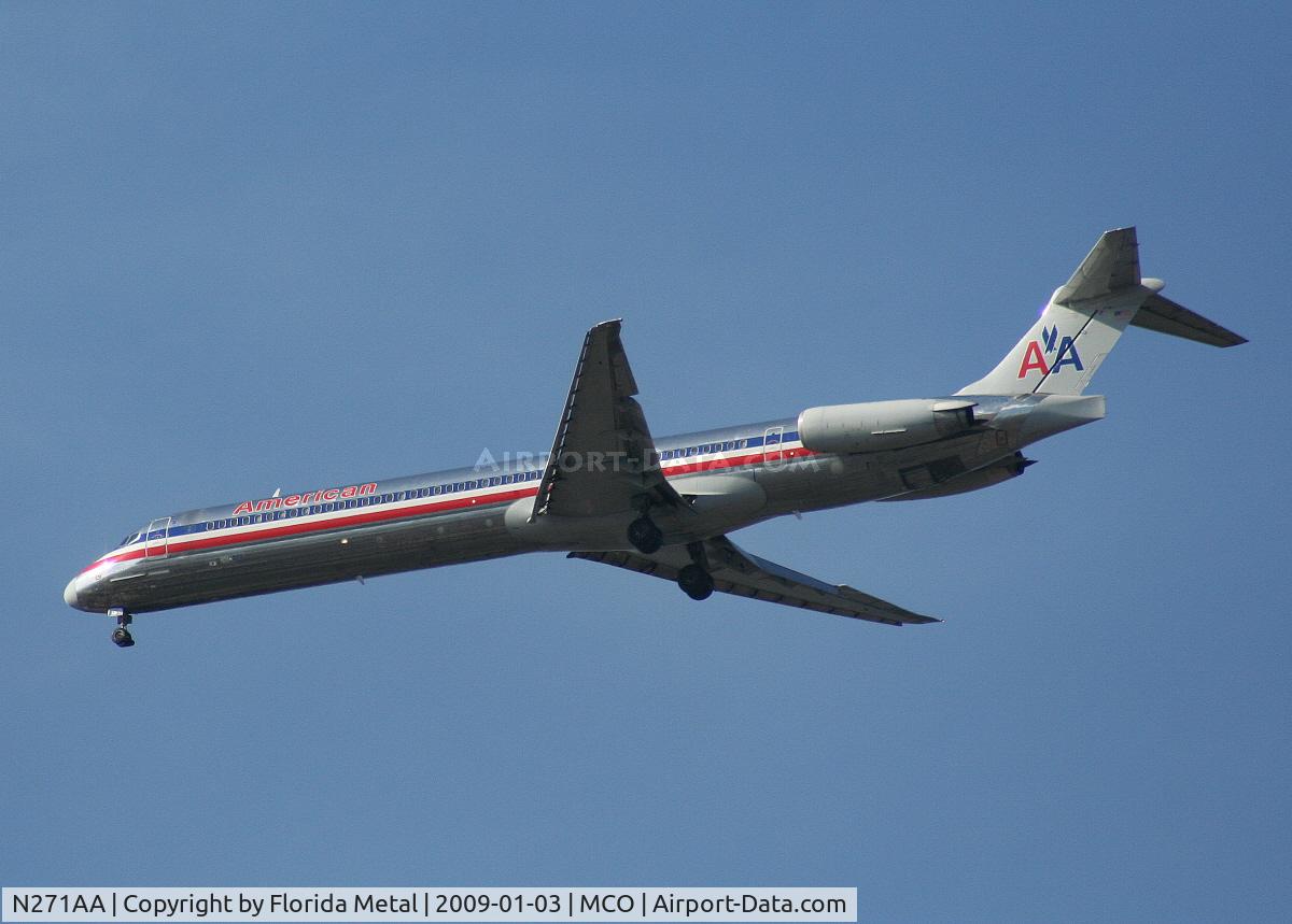 N271AA, 1985 McDonnell Douglas MD-82 (DC-9-82) C/N 49293, American MD-82