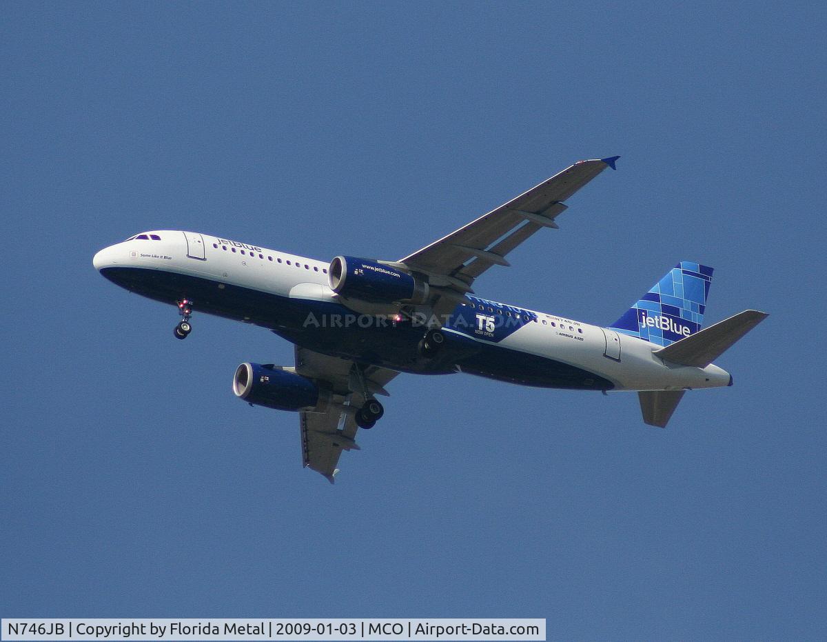 N746JB, 2008 Airbus A320-232 C/N 3622, Jet Blue Terminal 5 A320