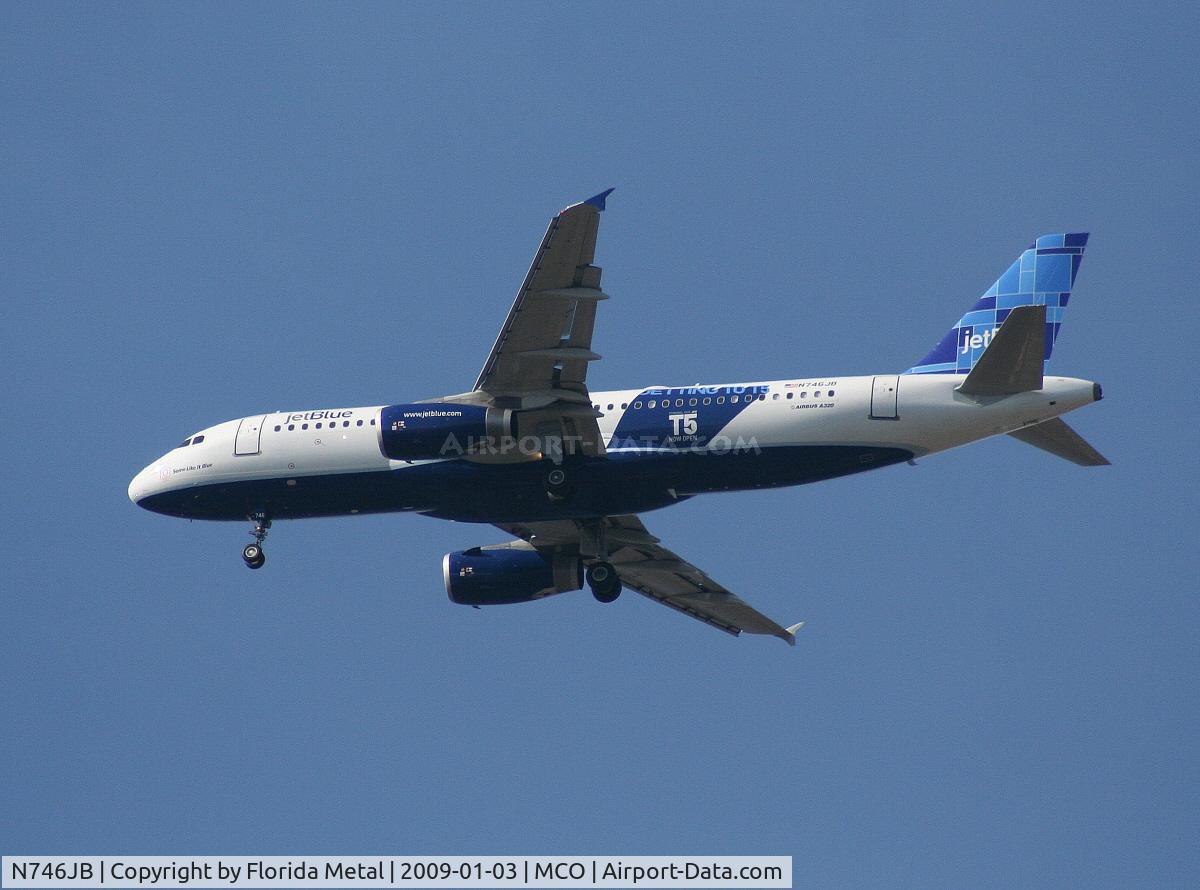 N746JB, 2008 Airbus A320-232 C/N 3622, Jet Blue Terminal 5 A320