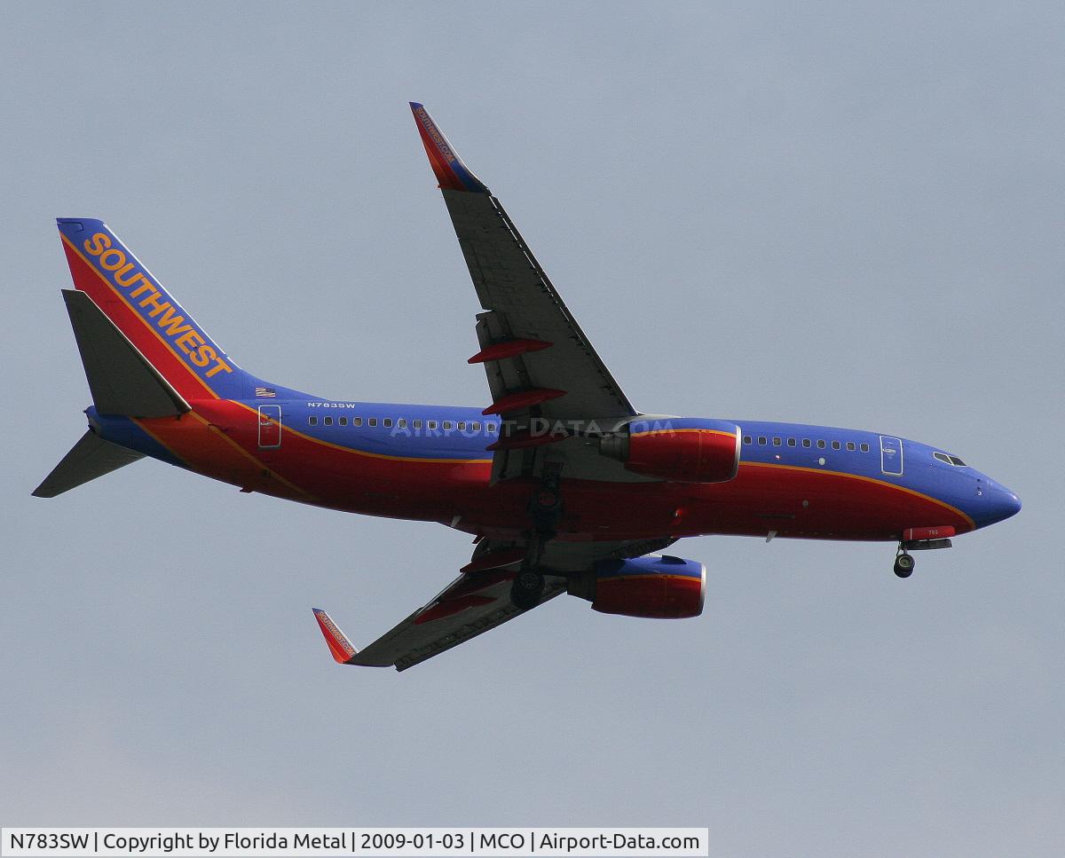 N783SW, 2000 Boeing 737-7H4 C/N 29809, Southwest 737-700