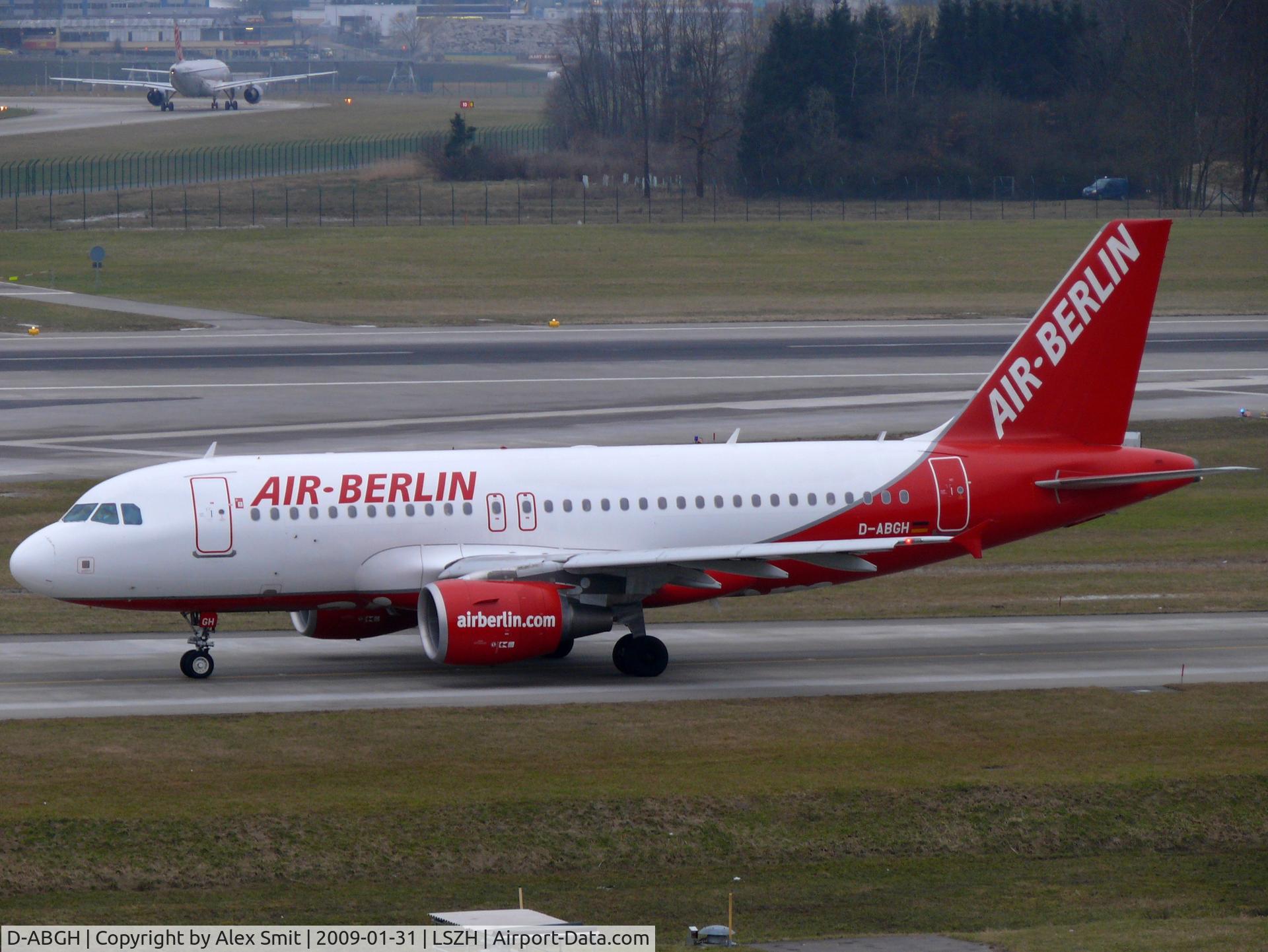 D-ABGH, 2007 Airbus A319-111 C/N 3245, Airbus A319-112 D-ABGH Air Berlin