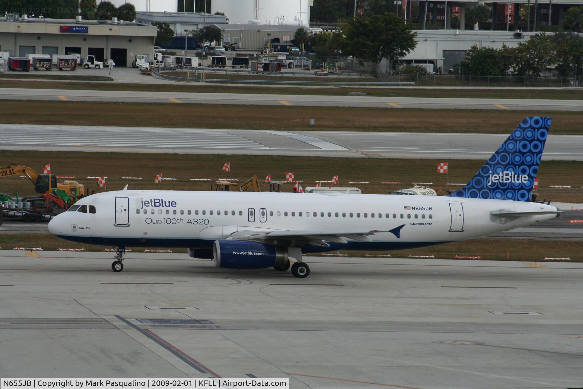 N655JB, 2007 Airbus A320-232 C/N 3072, Airbus A320