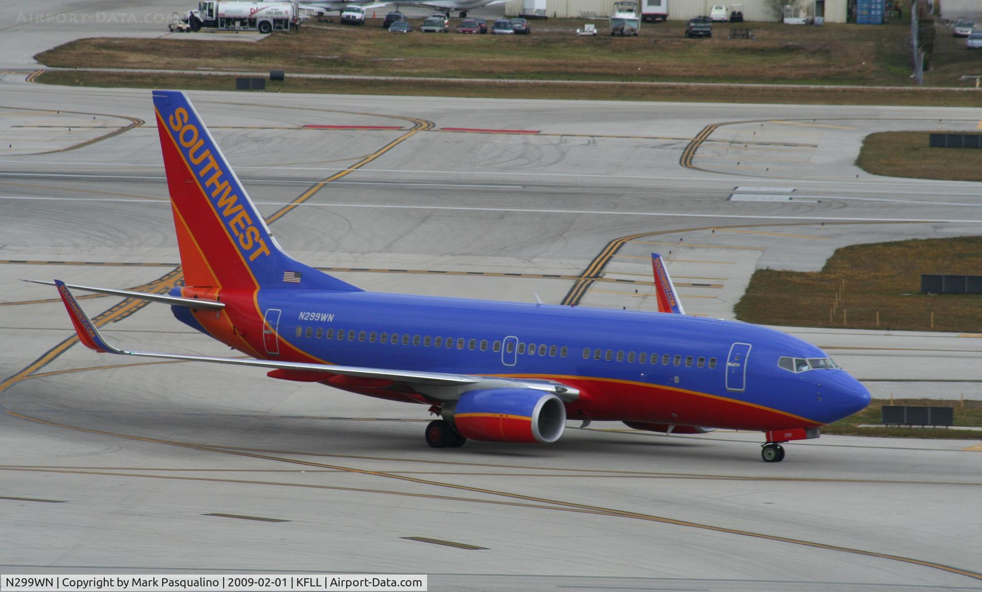 N299WN, 2007 Boeing 737-7H4 C/N 36614, Boeing 737-700
