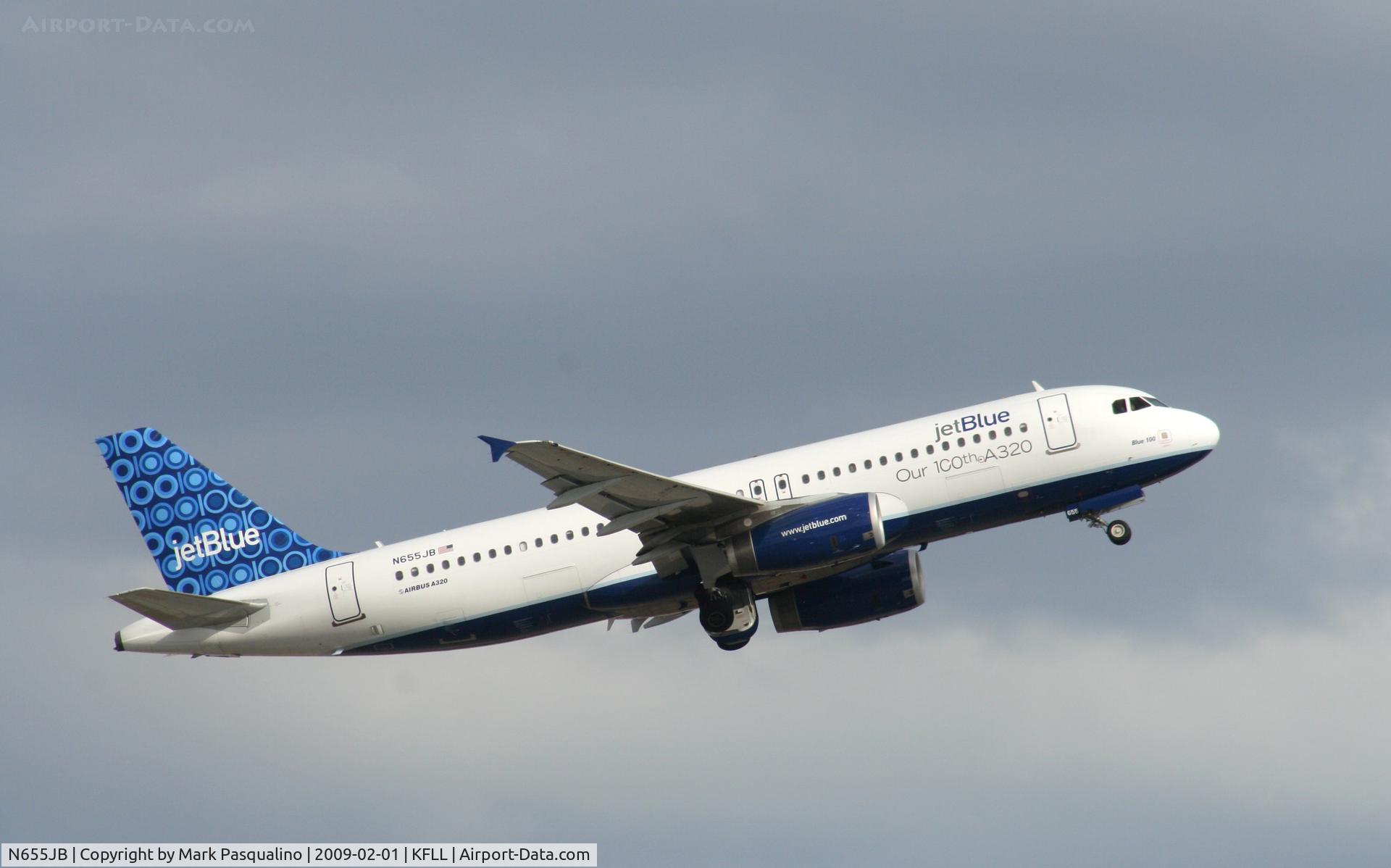 N655JB, 2007 Airbus A320-232 C/N 3072, Airbus A320