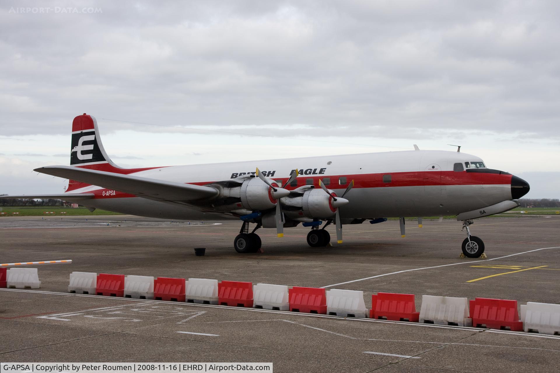 G-APSA, 1958 Douglas DC-6A C/N 45497, DC-6 British Eagle