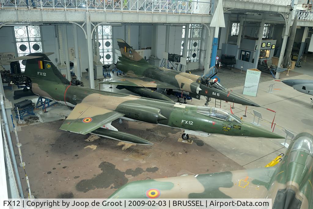 FX12, 1963 Lockheed F-104G Starfighter C/N 683-9029, Koninklijk Legermuseum Brussel