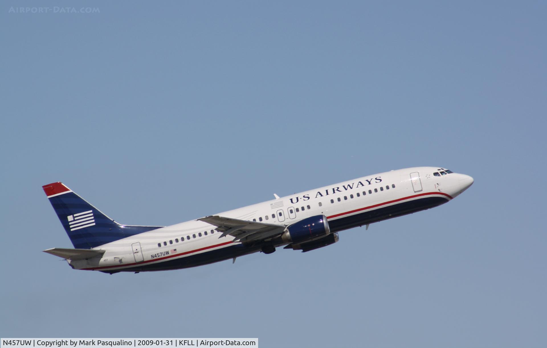 N457UW, 1991 Boeing 737-4B7 C/N 25021, Boeing 737-400