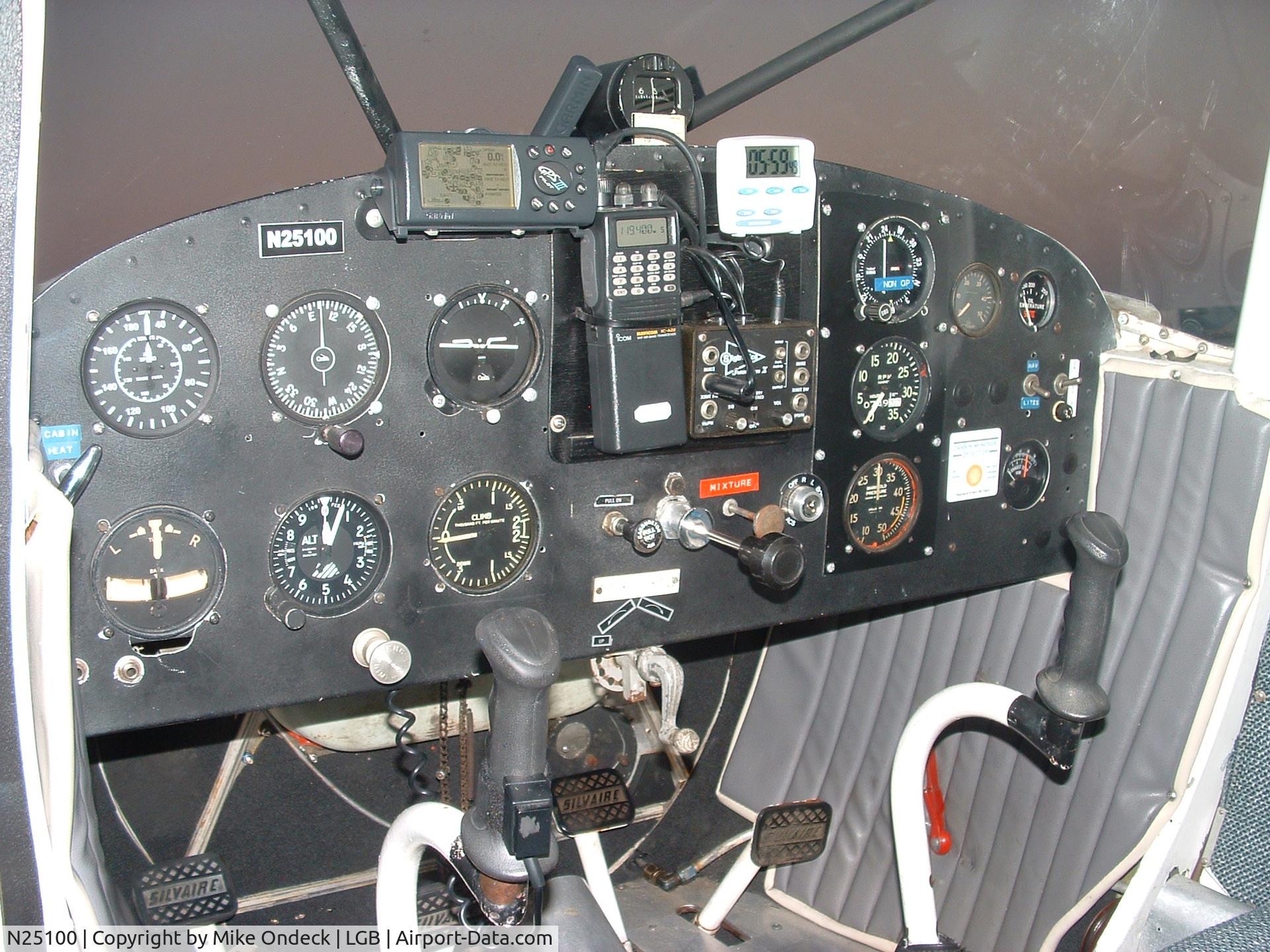 N25100, 1939 Luscombe 8A C/N 1024, At Long Beach Airport, about 2005