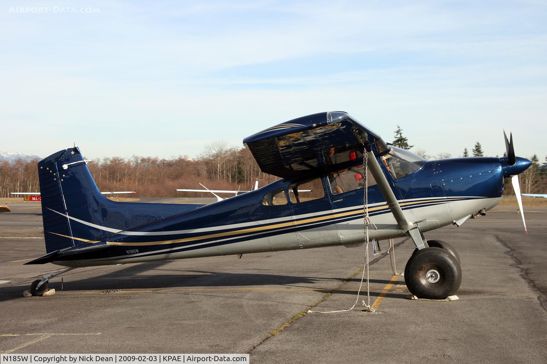 N185W, 1978 Cessna A185F Skywagon 185 C/N 18503589, Freshly emerged from the Sunquest Air Specialties paint shop