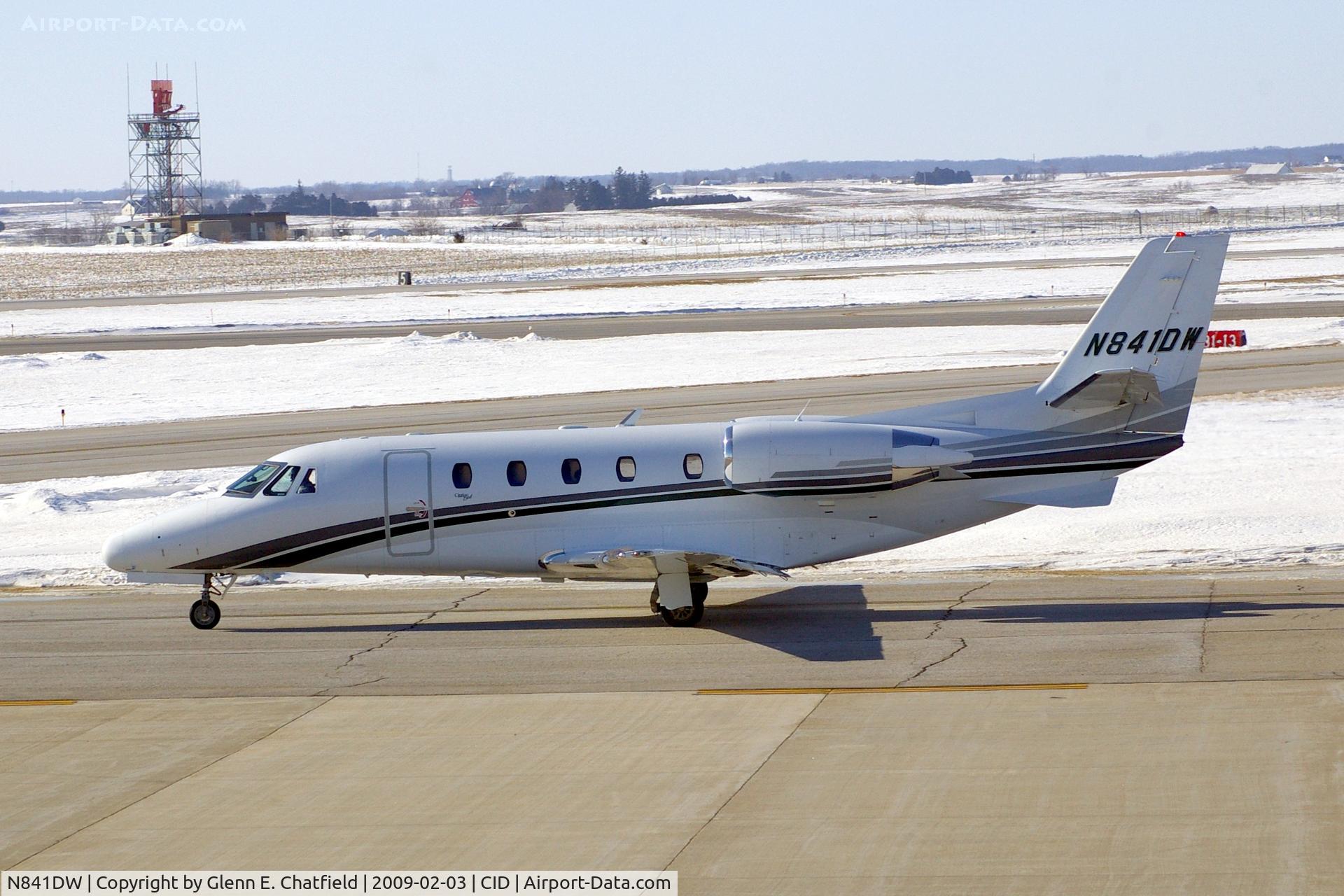 N841DW, 2001 Cessna 560XL C/N 560-5177, Taxiing by my window on the way to Runway 27