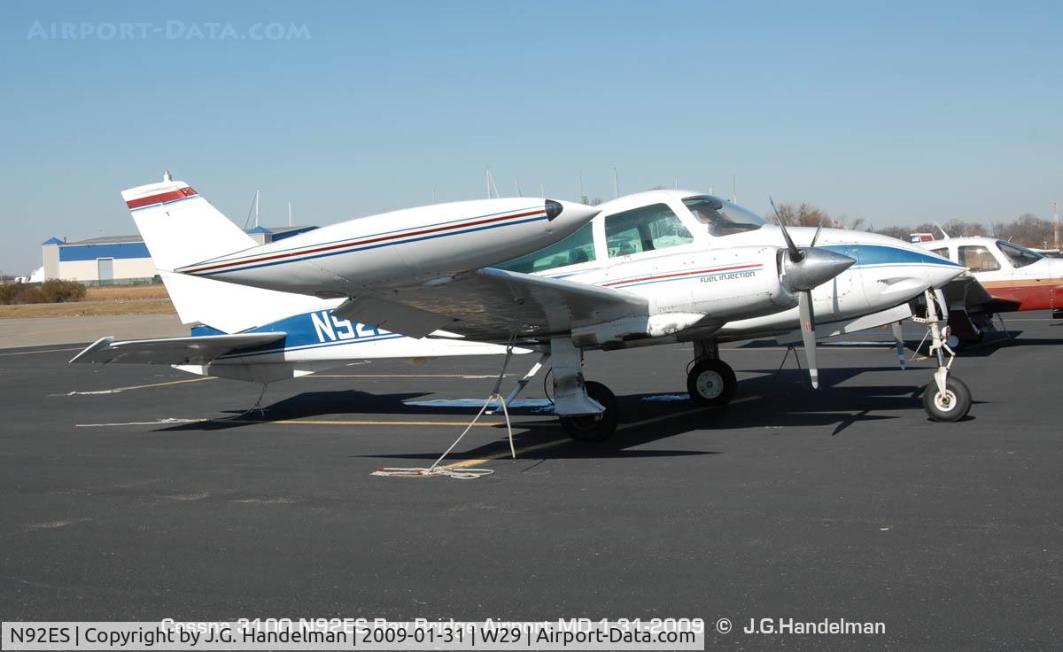 N92ES, 1971 Cessna 310Q C/N 310Q0049, at Bay Bridge Airport Stevensville MD