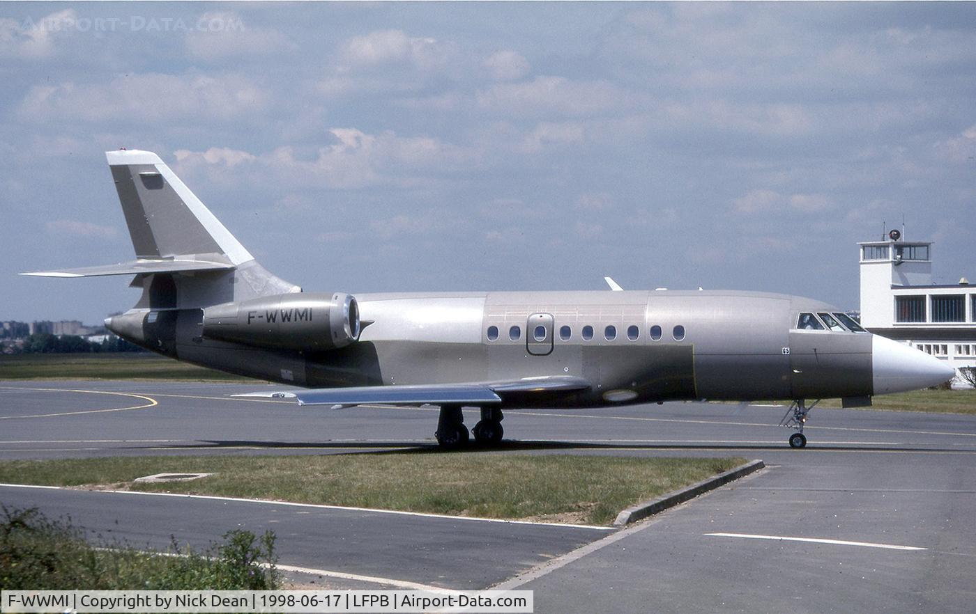 F-WWMI, Dassault Falcon 2000 C/N 065, Paris Le Bourget (Seen here as a green airframe this aircraft is now registered VT-TAT of Tata Finance of Mumbai India