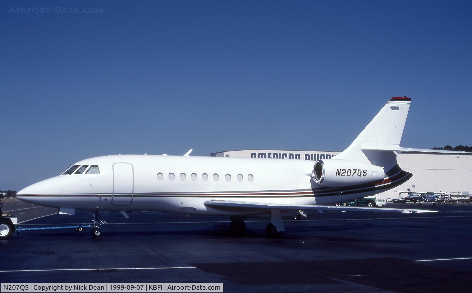 N207QS, 1998 Dassault Falcon 2000 C/N 70, KBFI
