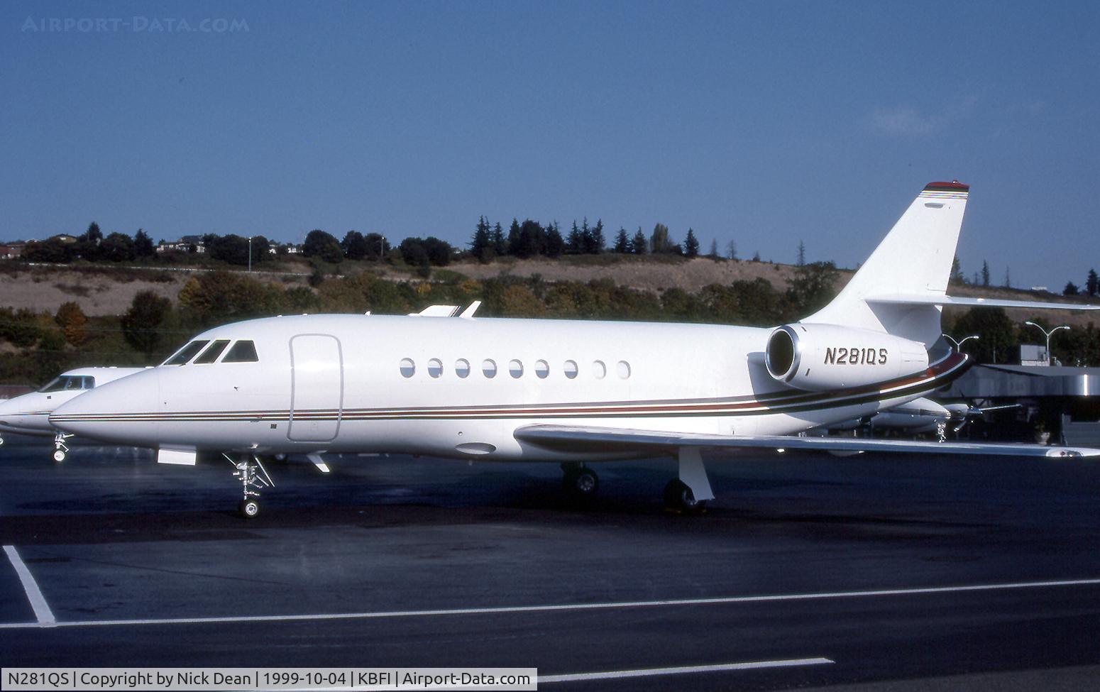 N281QS, 1999 Dassault Falcon 2000 C/N 81, KBFI