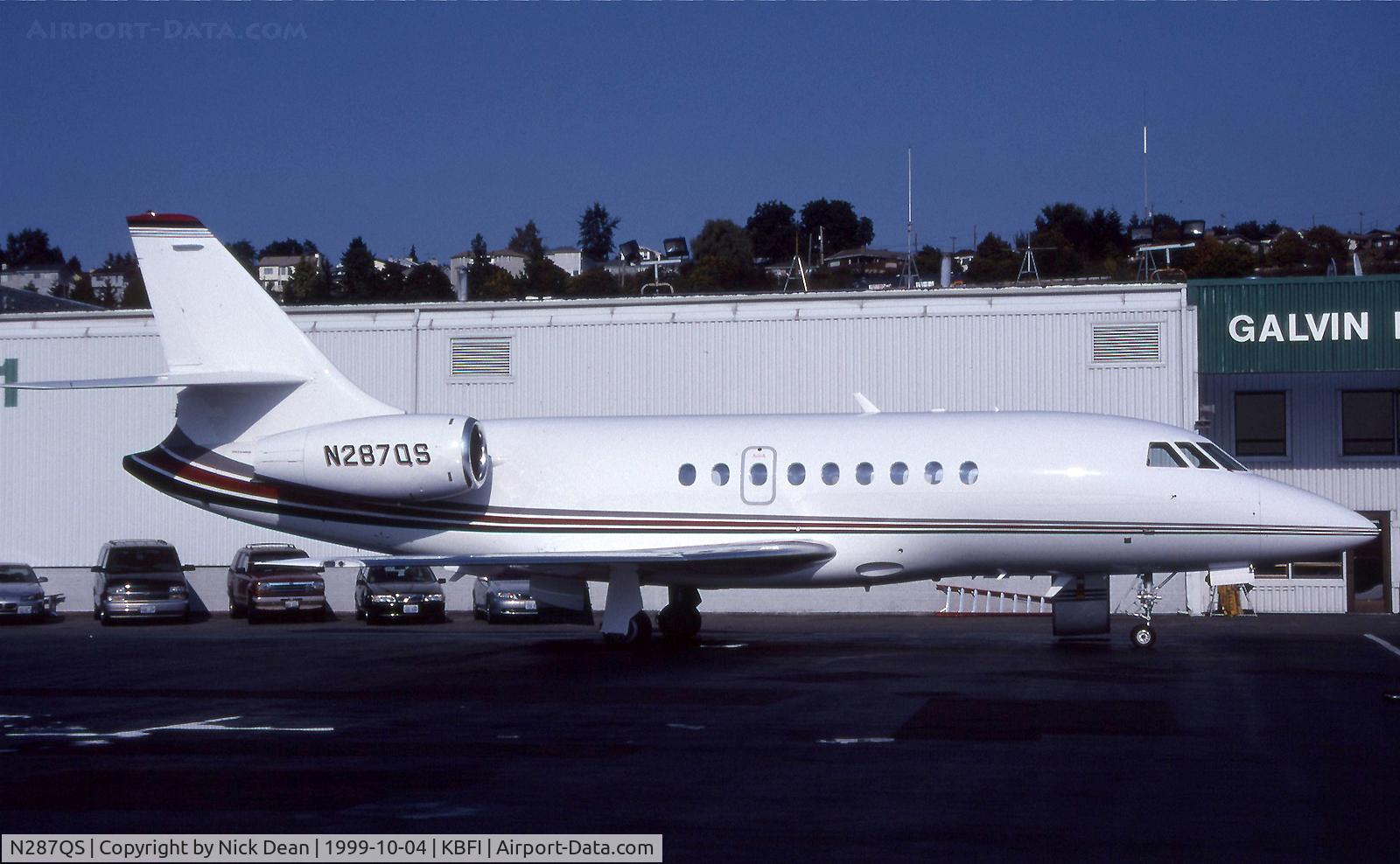 N287QS, 1999 Dassault Falcon 2000 C/N 87, KBFI