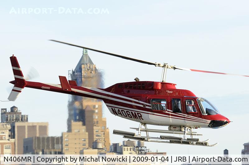 N406MR, Bell 206L-4 LongRanger IV LongRanger C/N 52368, N406MR over JRB