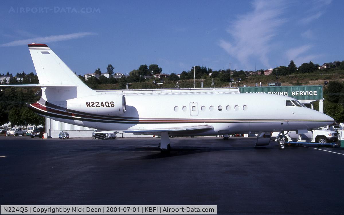 N224QS, 2000 Dassault Falcon 2000 C/N 124, KBFI