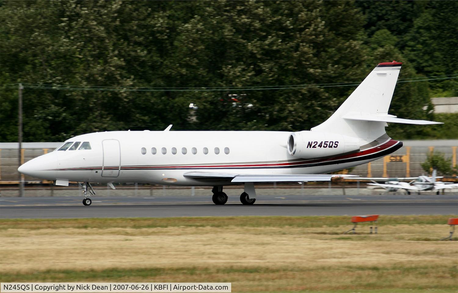 N245QS, 2001 Dassault Falcon 2000 C/N 145, KBFI