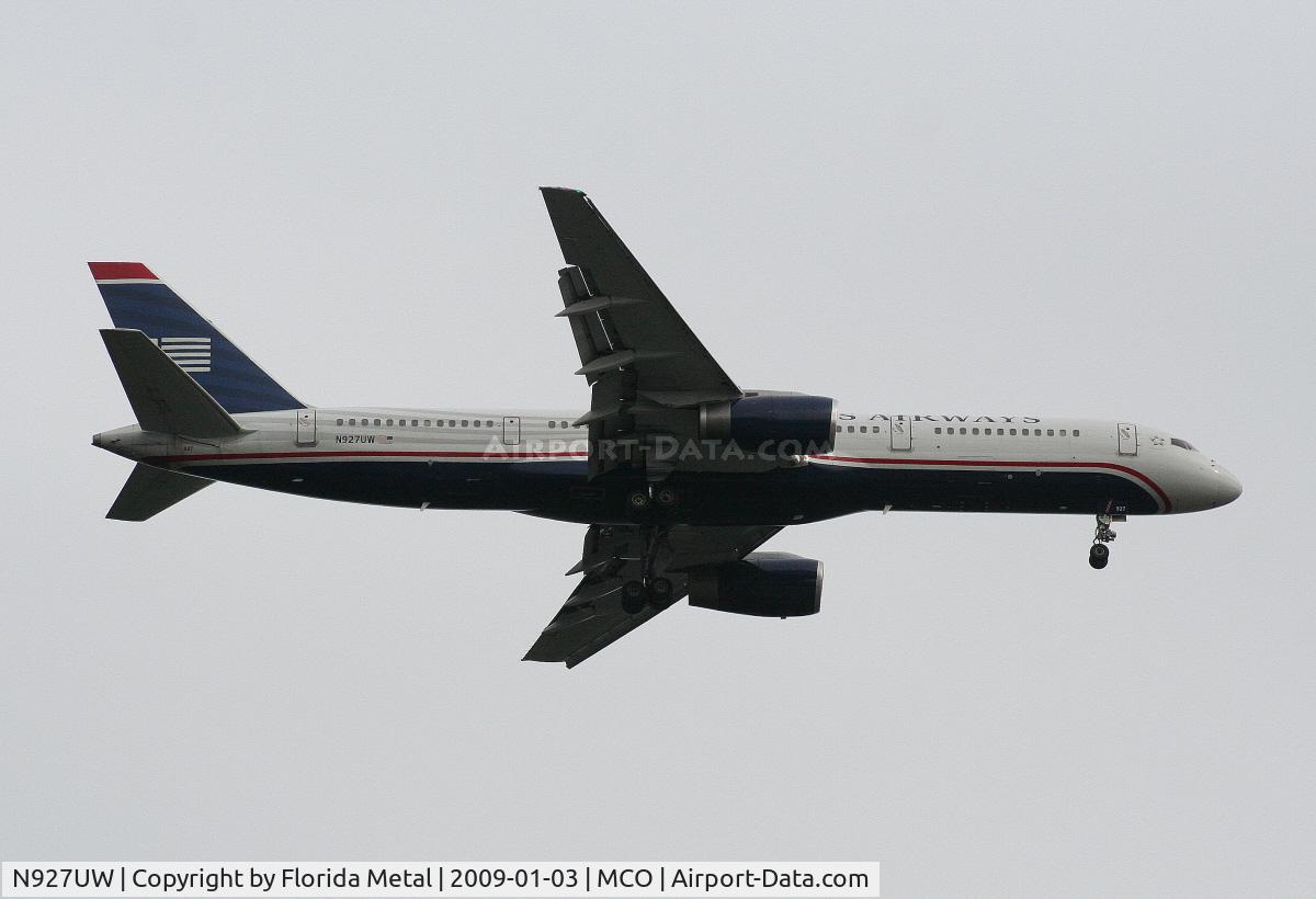 N927UW, 1993 Boeing 757-2B7 C/N 27123, US Airways 757-200