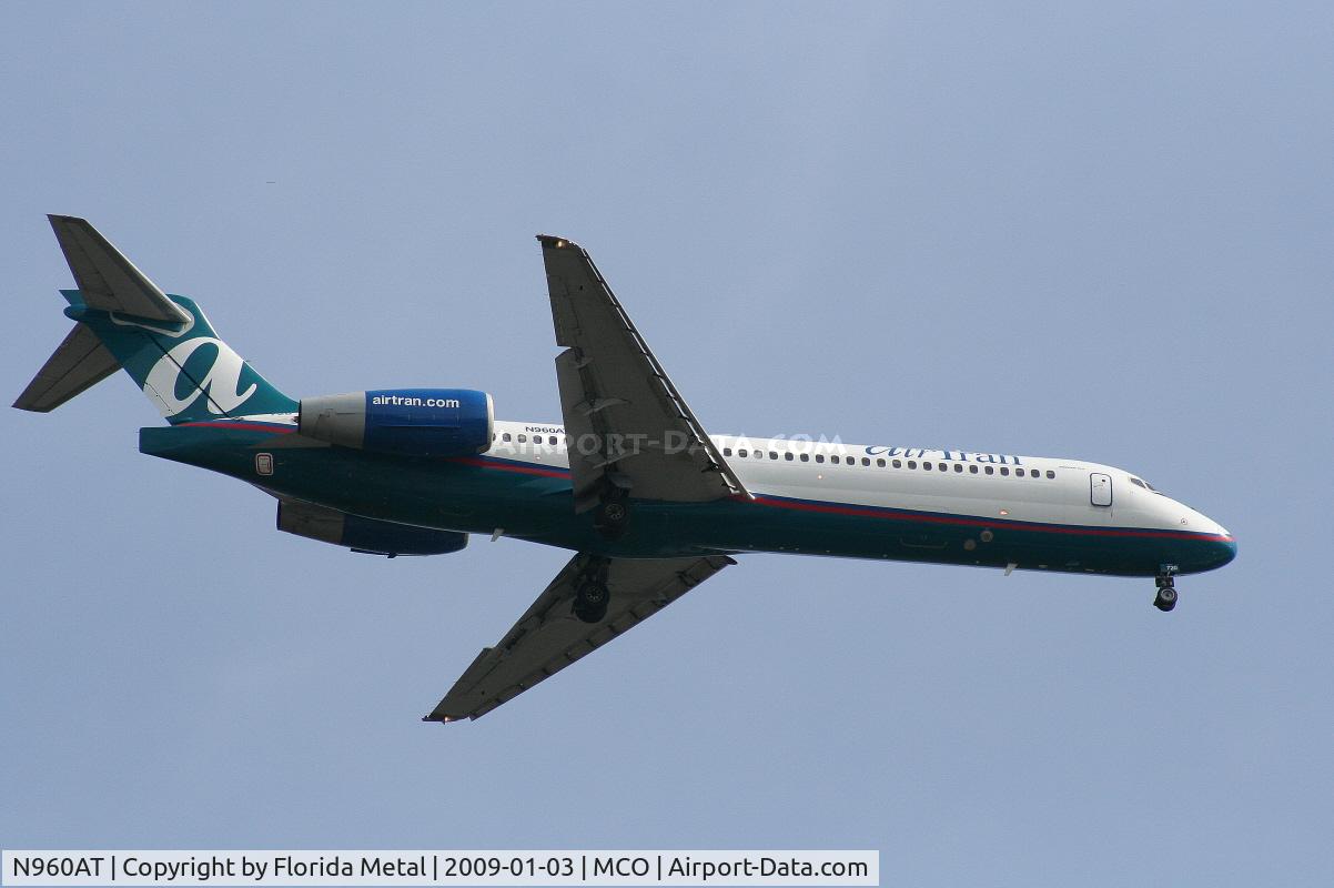 N960AT, 2001 Boeing 717-200 C/N 55022, Air Tran 717