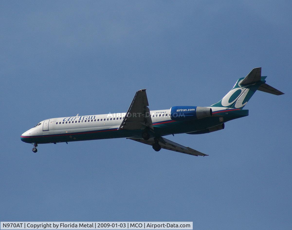 N970AT, 2001 Boeing 717-200 C/N 55031, Air Tran 717