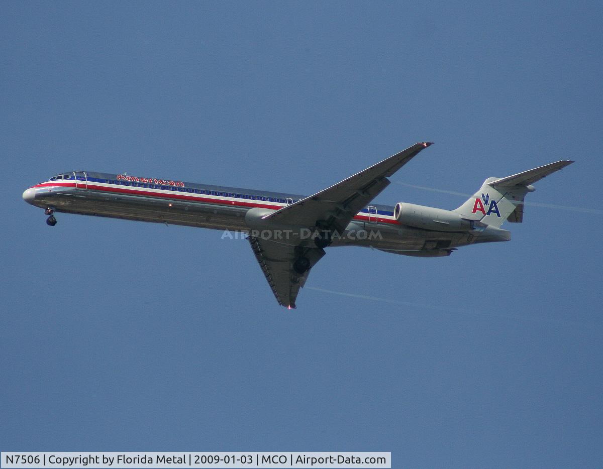 N7506, 1989 McDonnell Douglas MD-82 (DC-9-82) C/N 49800, American MD-82