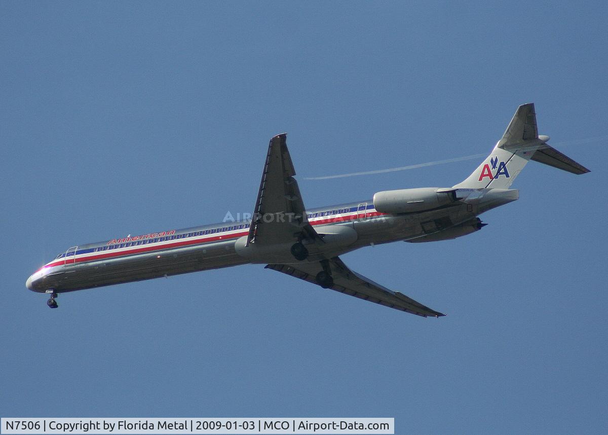 N7506, 1989 McDonnell Douglas MD-82 (DC-9-82) C/N 49800, American MD-82