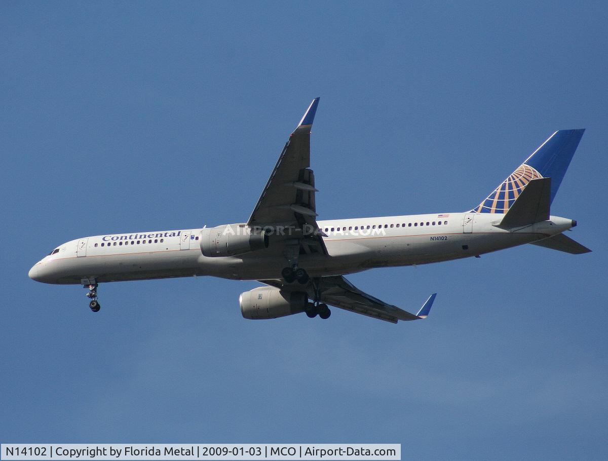 N14102, 1994 Boeing 757-224 C/N 27292, Continental 757-200