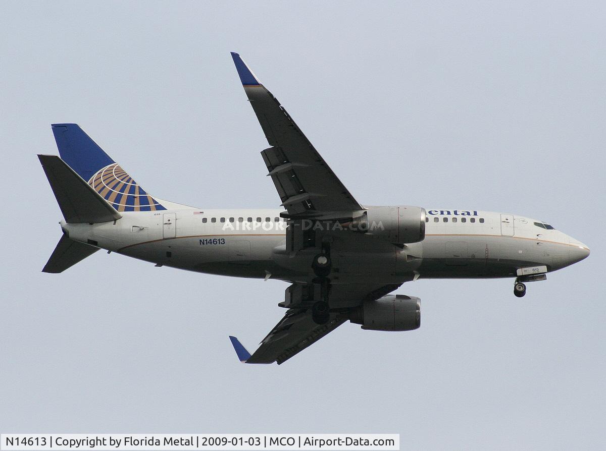 N14613, 1994 Boeing 737-524 C/N 27326, Continental 737-500