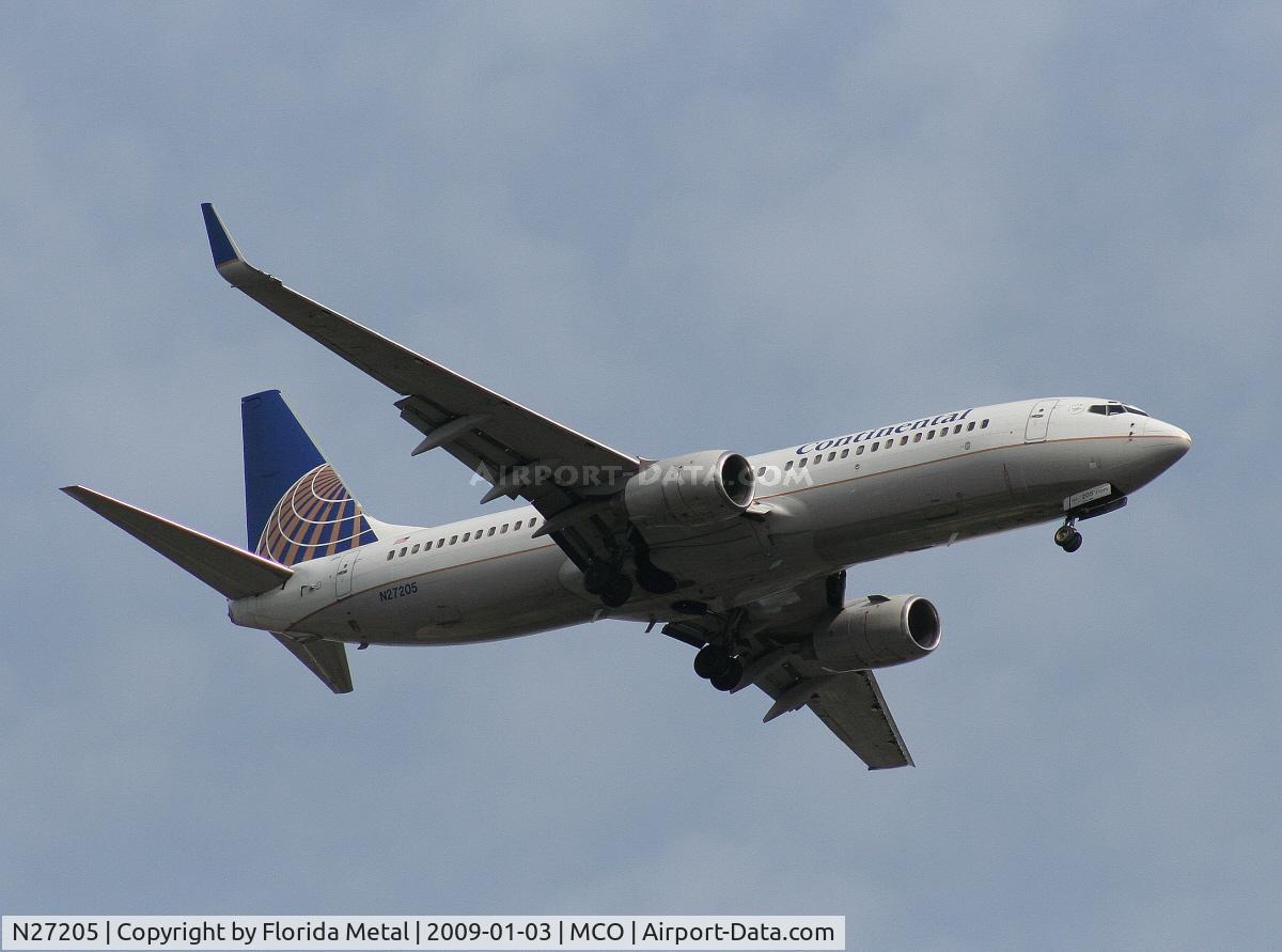 N27205, 2000 Boeing 737-824 C/N 30577, Continental 737-800