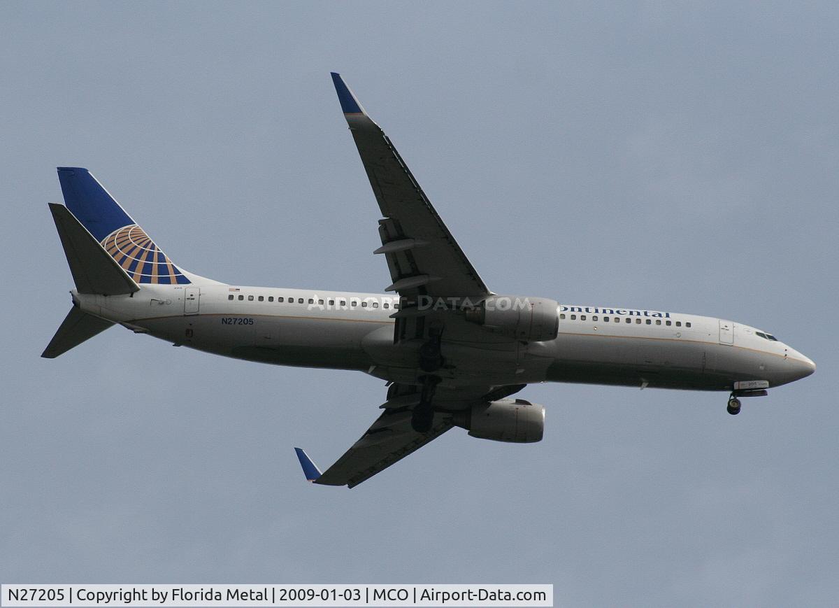 N27205, 2000 Boeing 737-824 C/N 30577, Continental 737-800