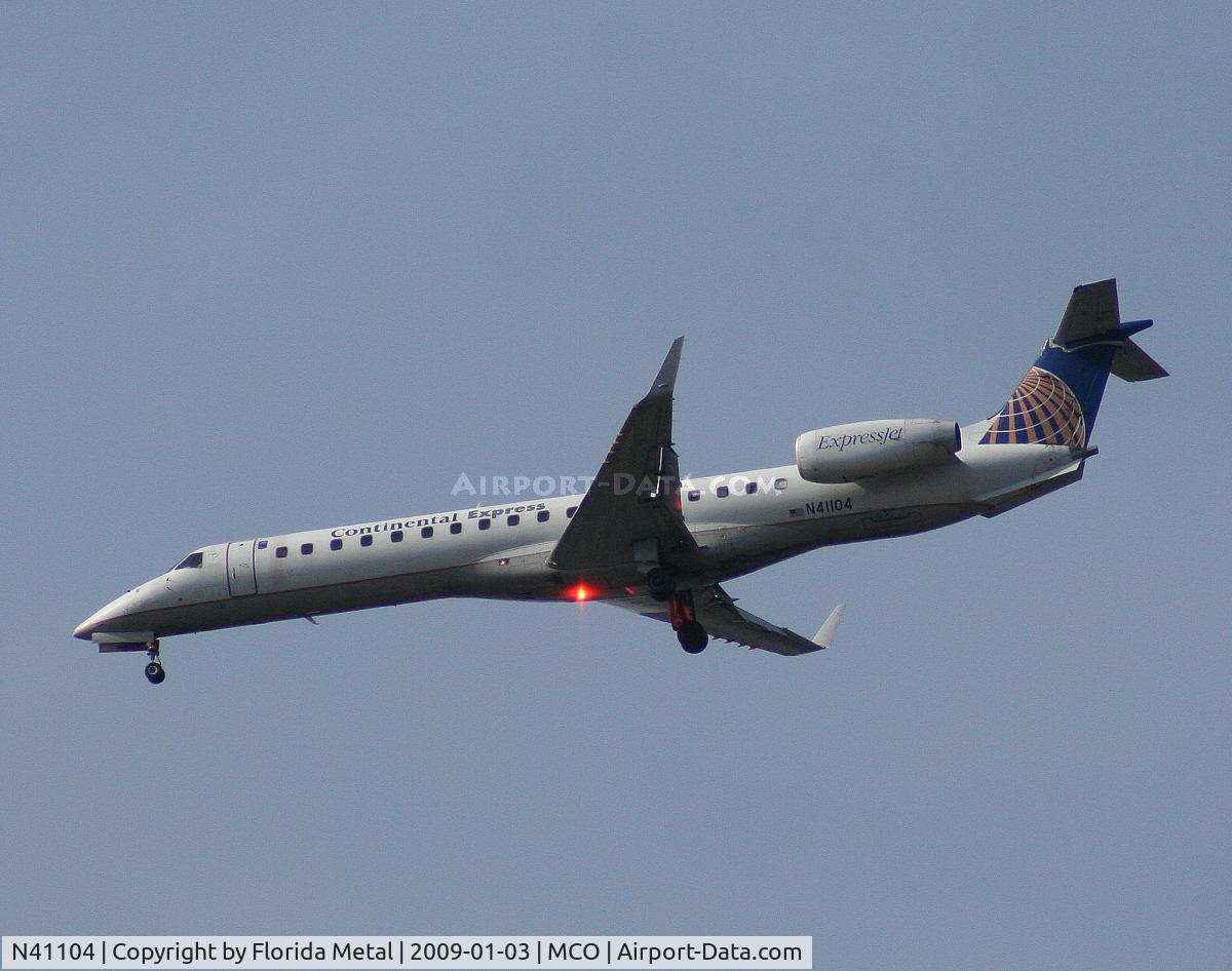 N41104, 2002 Embraer ERJ-145XR (EMB-145XR) C/N 145646, Continental Expressjet E145XR