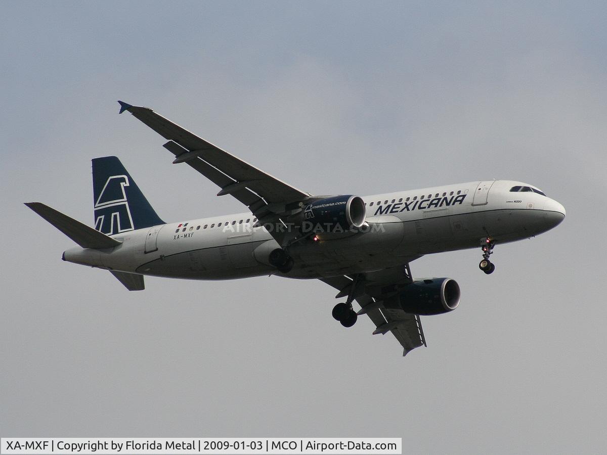 XA-MXF, 1995 Airbus A320-214 C/N 566, Mexicana A320