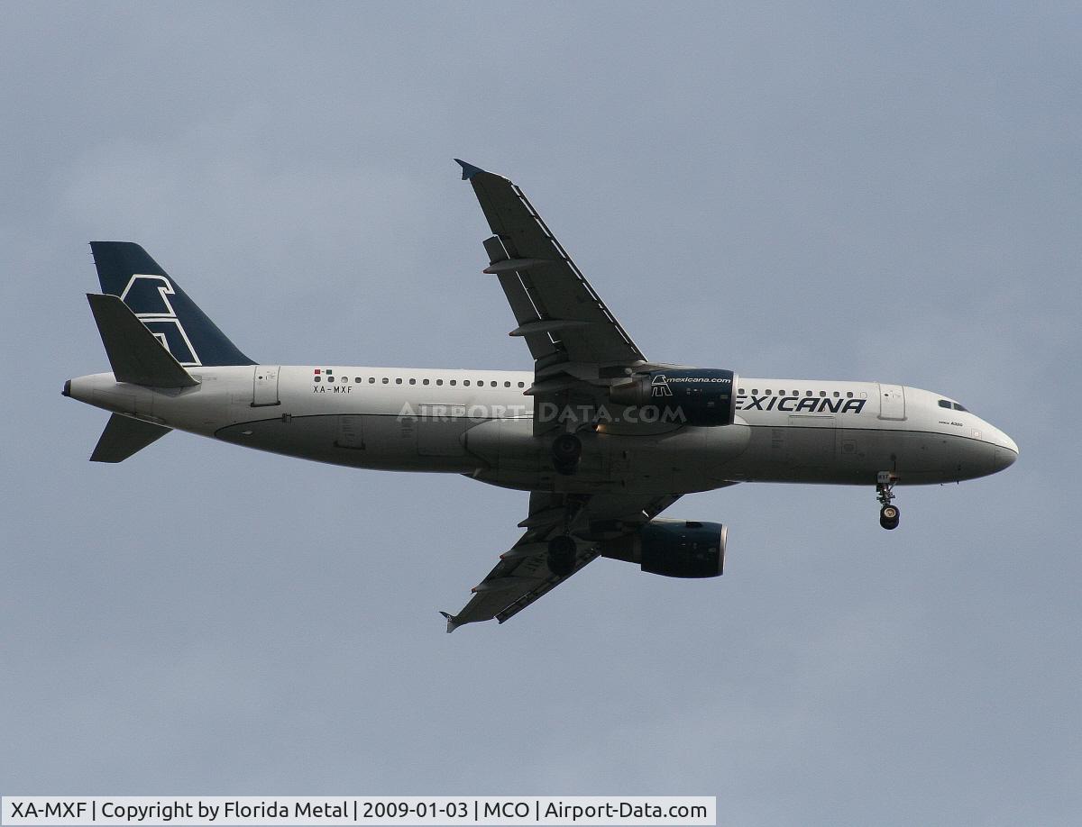 XA-MXF, 1995 Airbus A320-214 C/N 566, Mexicana A320