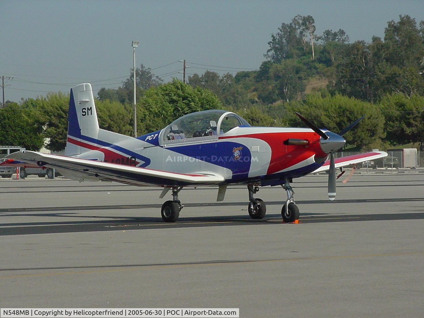 N548MB, 1988 Pilatus PC-7 C/N 548, Waiting for pilot to return