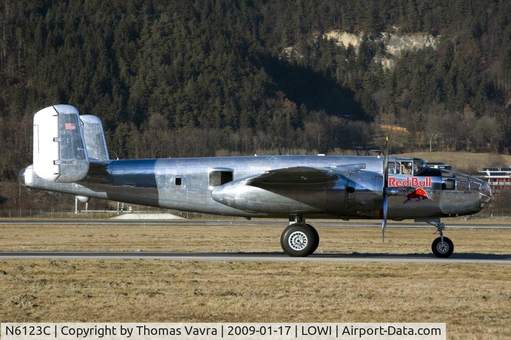 N6123C, 1945 North American B-25J-30-NC Mitchell Mitchell C/N 108-47647, Flying Bulls North American B-25J Mitchell