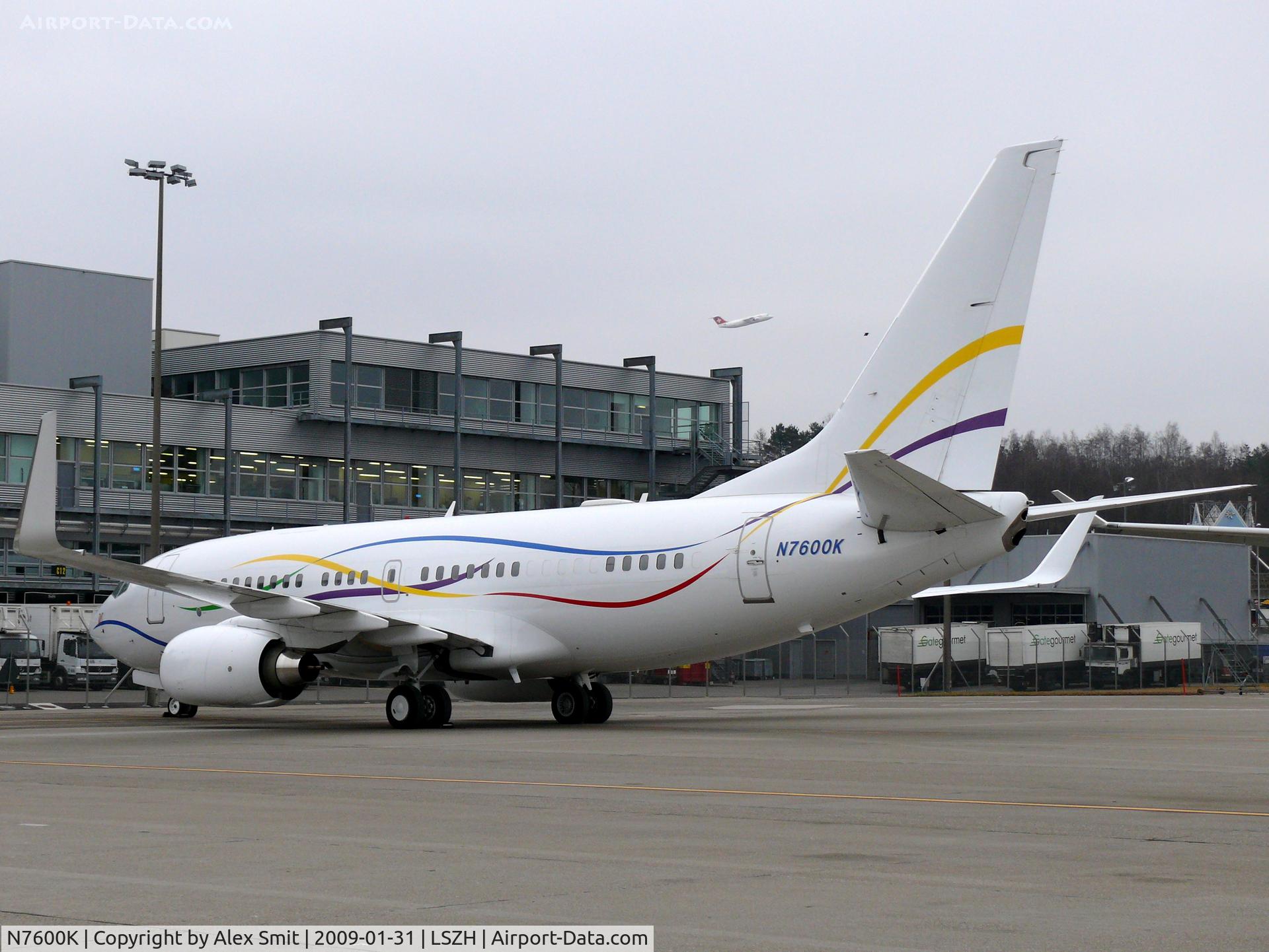 N7600K, 2001 Boeing 737-7BC C/N 32628, Boeing B737-7BC/BBJ N7600K SAS Institute inc