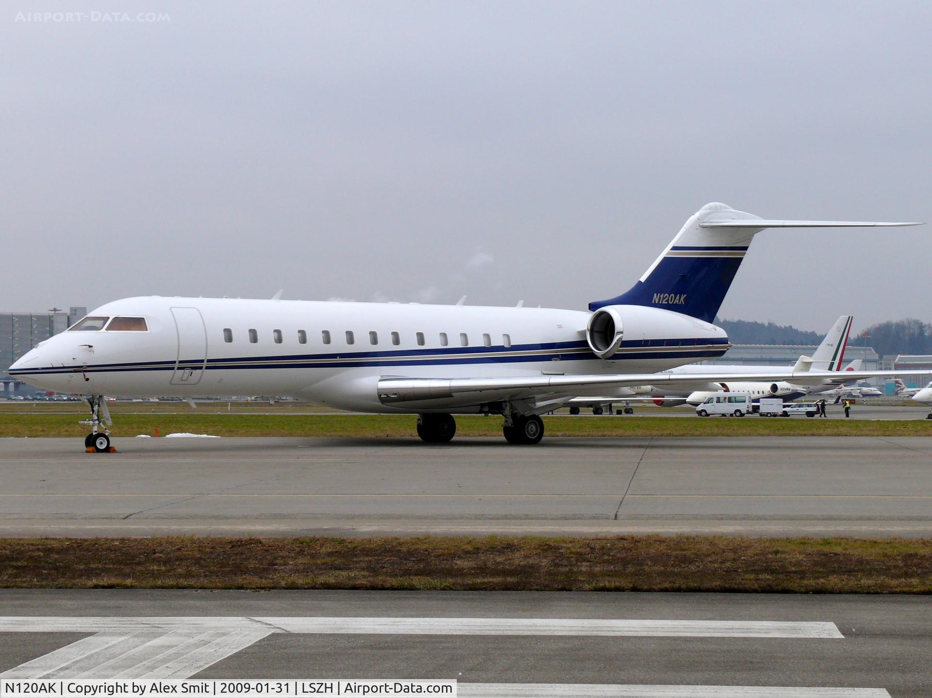 N120AK, 2004 Bombardier BD-700-1A10 Global Express C/N 9153, Bombardier Global Express N120AK GC Air