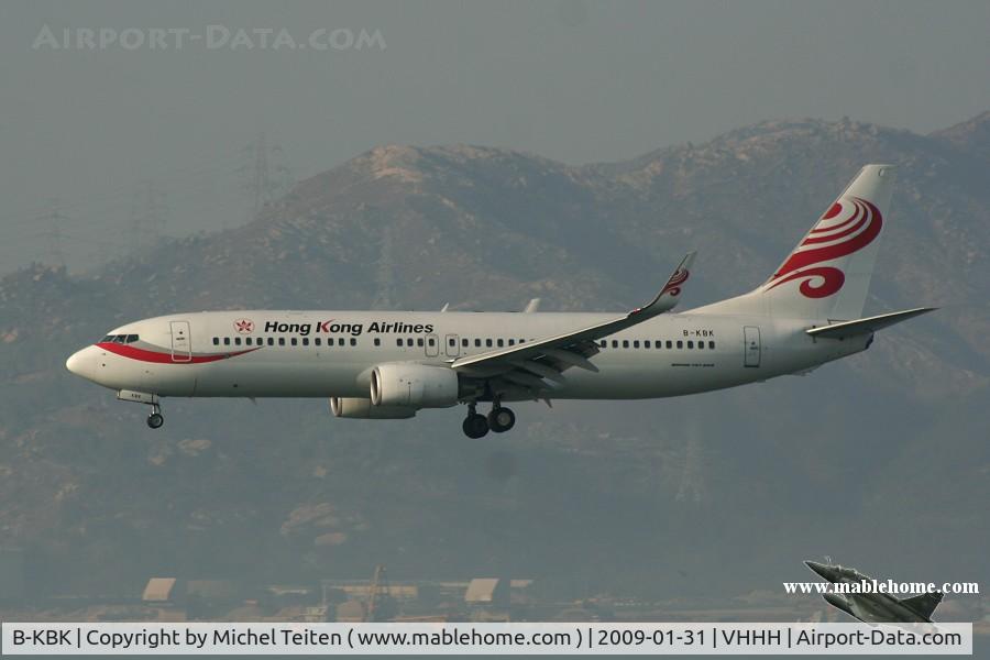 B-KBK, 2007 Boeing 737-84P C/N 35072, Hong Kong Airlines