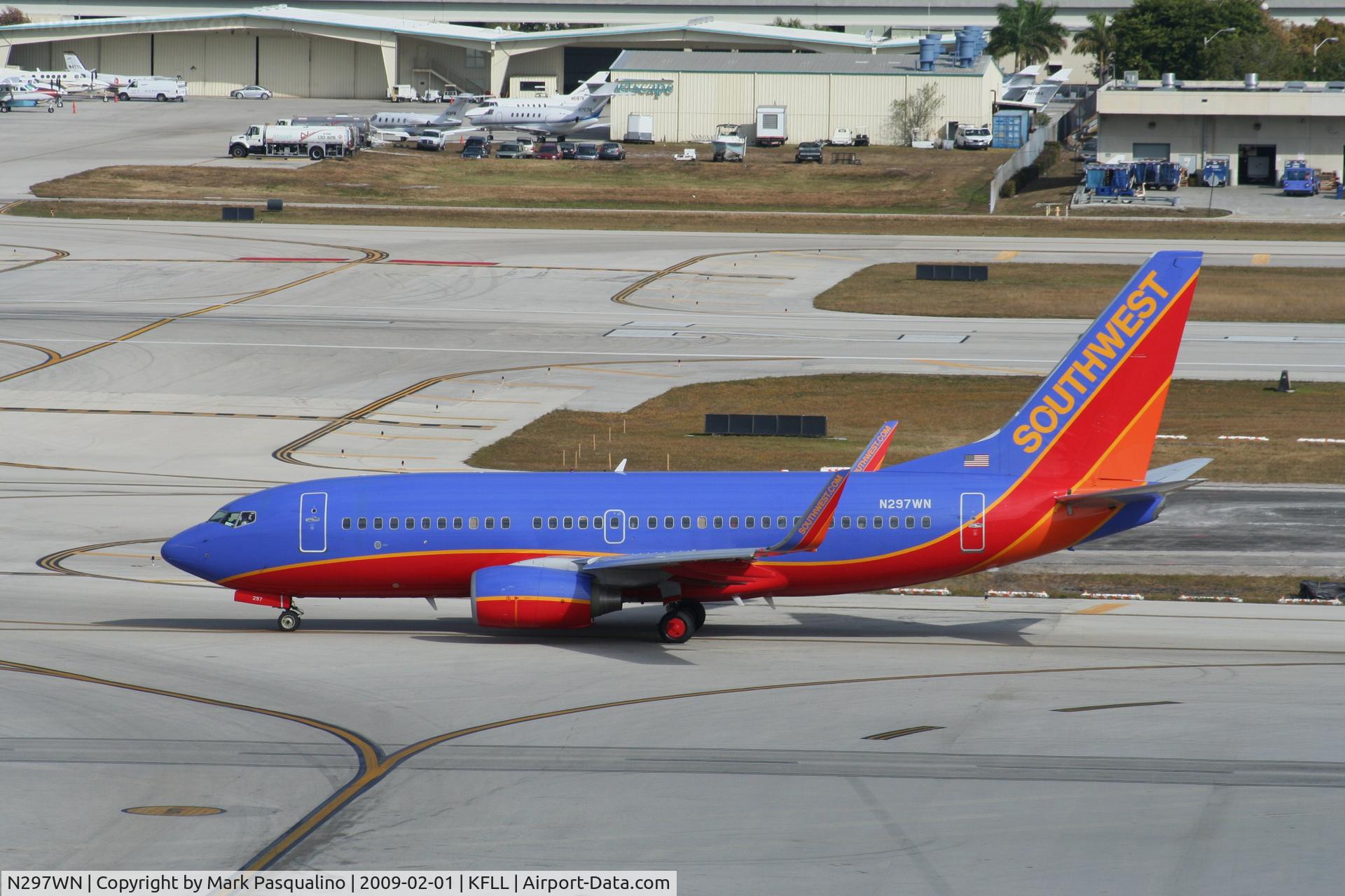 N297WN, 2007 Boeing 737-7H4 C/N 32542, Boeing 737-700
