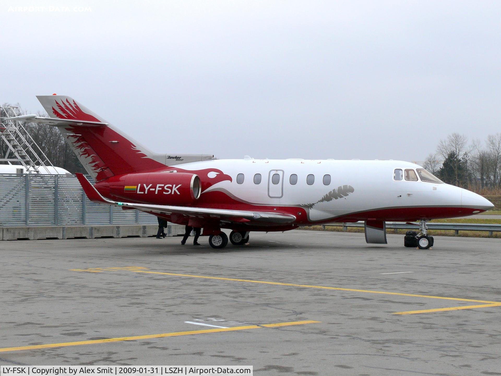 LY-FSK, 2008 Hawker Beechcraft 900XP C/N HA-0060, Hawker Beechcraft Hawker 900XP LY-FSK Aurela