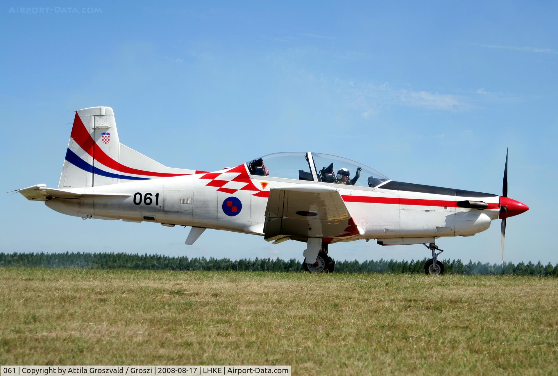 061, Pilatus PC-9M C/N 624, Kecskemét, Hungarian Air-Forces Base / LHKE / Hungary - Airshow '2008